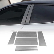 Couverture Garniture de pilier B pour Fiat Doblo 2010-2021 acier inox Foncé 8Pcs