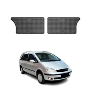 Tapis de Sol pour Ford Galaxy 1995-2006 3e rangée en Caoutchouc Noir