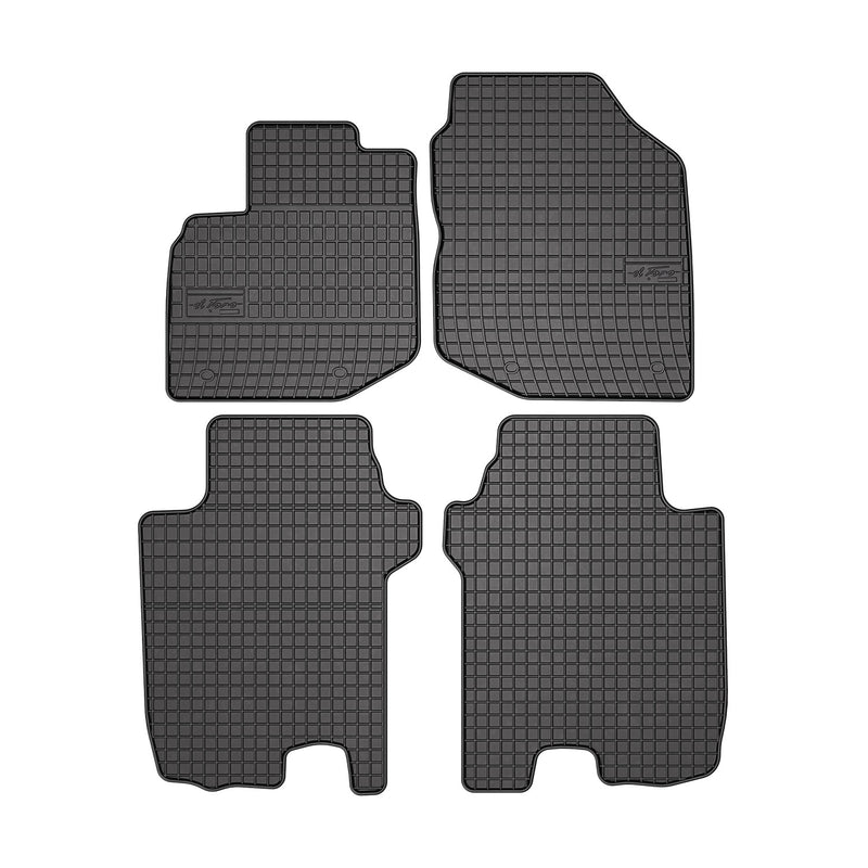 Tapis de Sol pour Honda Jazz 2007-2014 Caoutchouc Noir