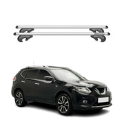 Barres de toit transversales pour Nissan X-Trail T32 2013-2022 90kg Alu Gris