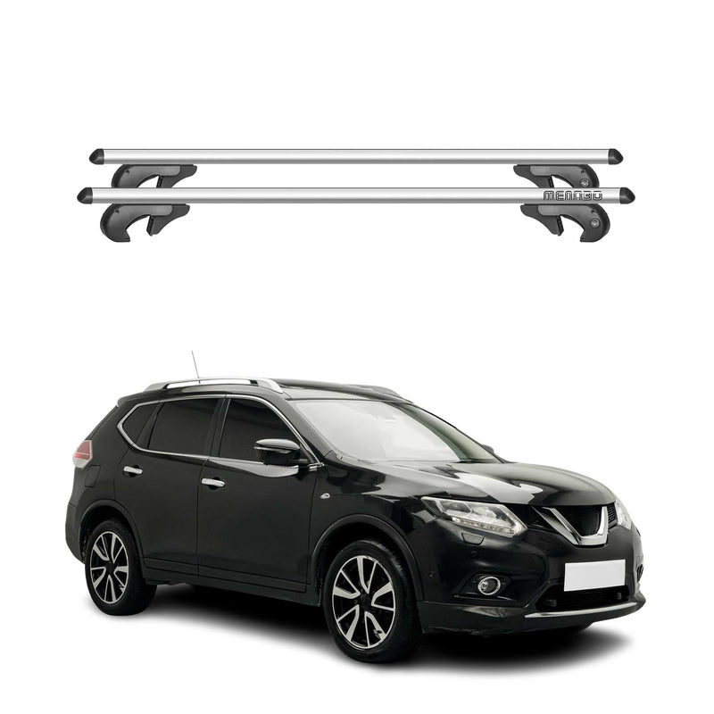 Barres de toit transversales pour Nissan X-Trail T32 2013-19 90kg Alu Gris