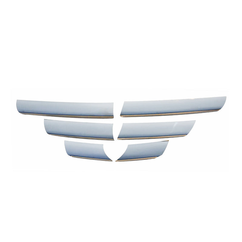 Moulure de Grille de Calandre pour Dacia Logan 2004-2008 Chromé 6Pcs