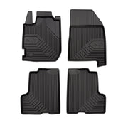 Tapis de Sol de Voiture pour Dacia Duster II 2017-2021 Pre-FL TPE Noir 4Pcs