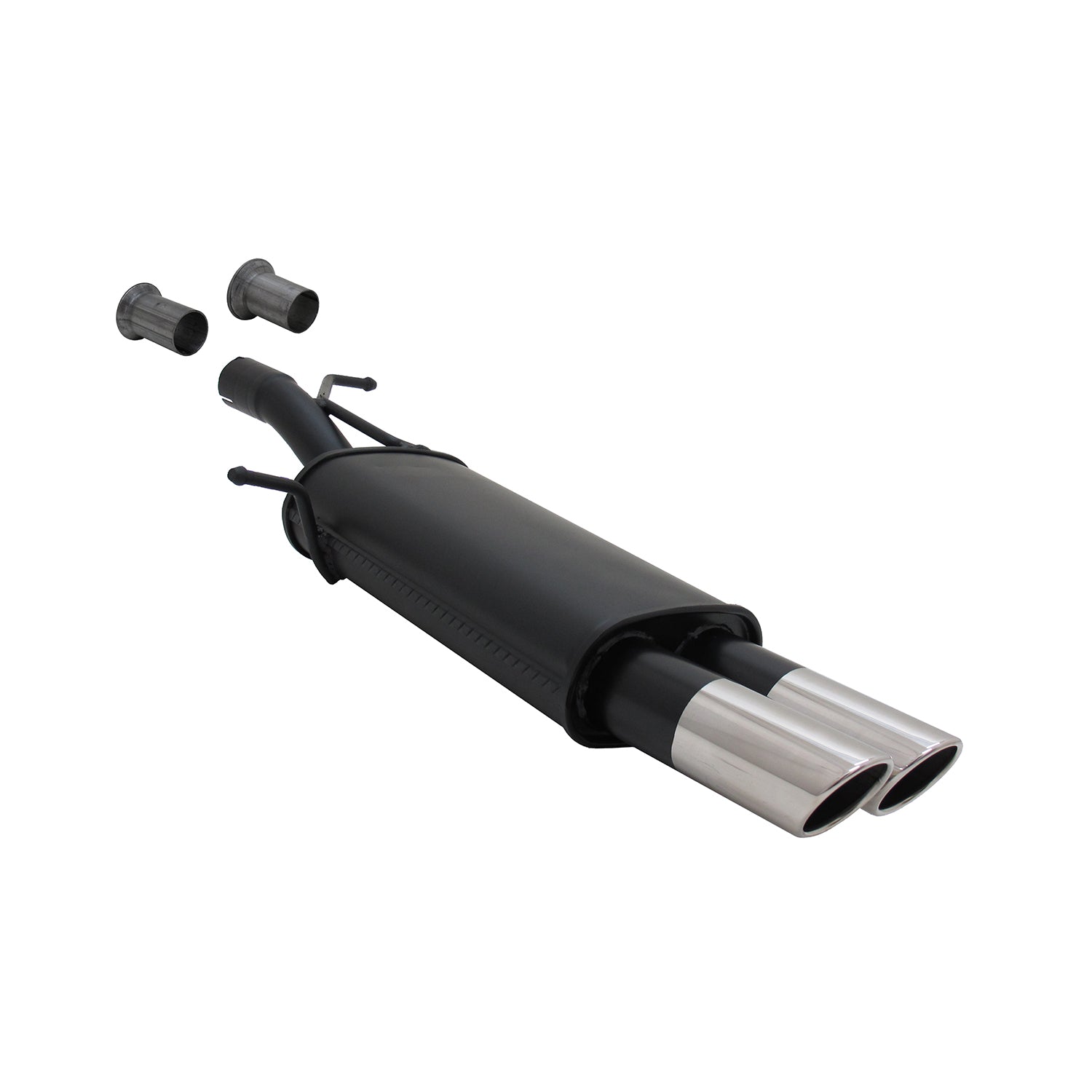 Échappement arrière sport Novus pour Peugeot 307/Citroen C4 2x76mm SR-Design ABE