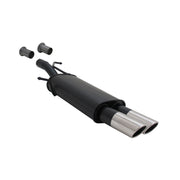 Échappement arrière sport Novus pour Peugeot 307/Citroen C4 2x76mm SR-Design ABE