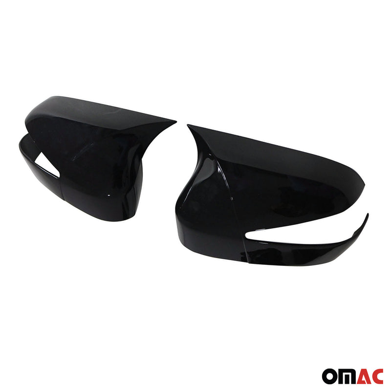 Coques de Rétroviseurs Chauve-souris pour Honda Civic 2006-2011 Noir Piano