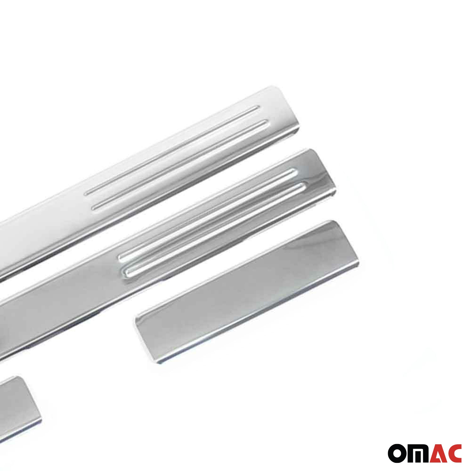 Couverture de Seuil de porte pour VW Polo 2017-2026 acier inox chromé 4 Pcs