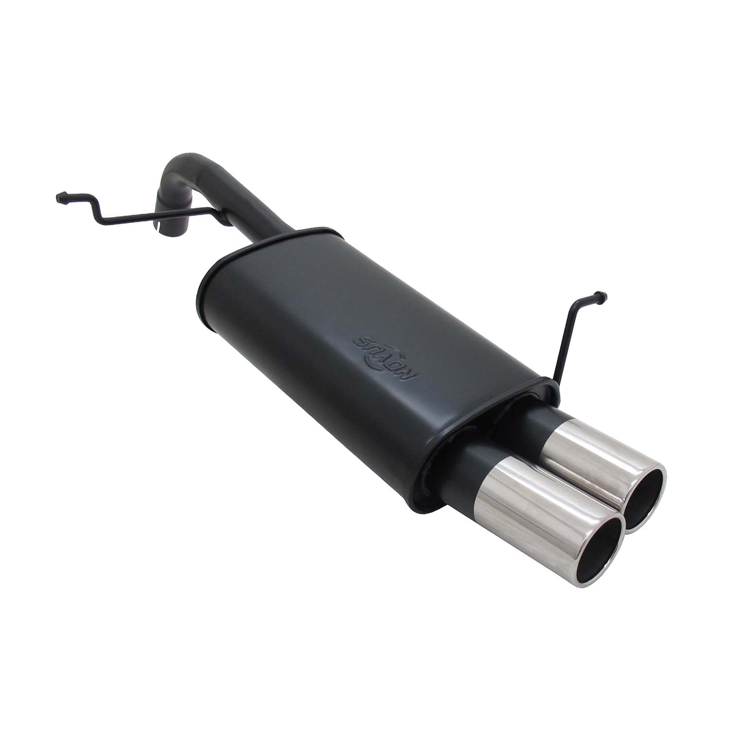 Échappement arrière Novus pour Ford Fiesta MK7 JA8 1.25/1.4/TDCI 2x76mm ABE