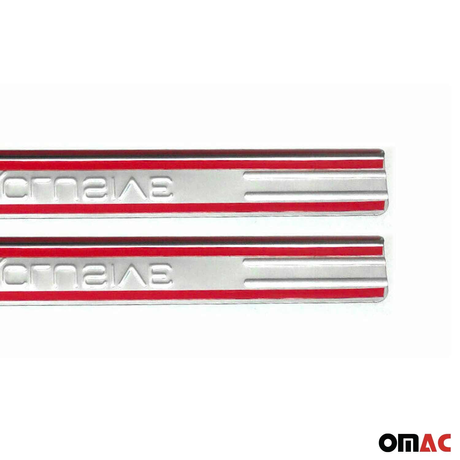 Protection Seuils de Portes pour VW T5 T6 Transporter Multivan Chromé 2x