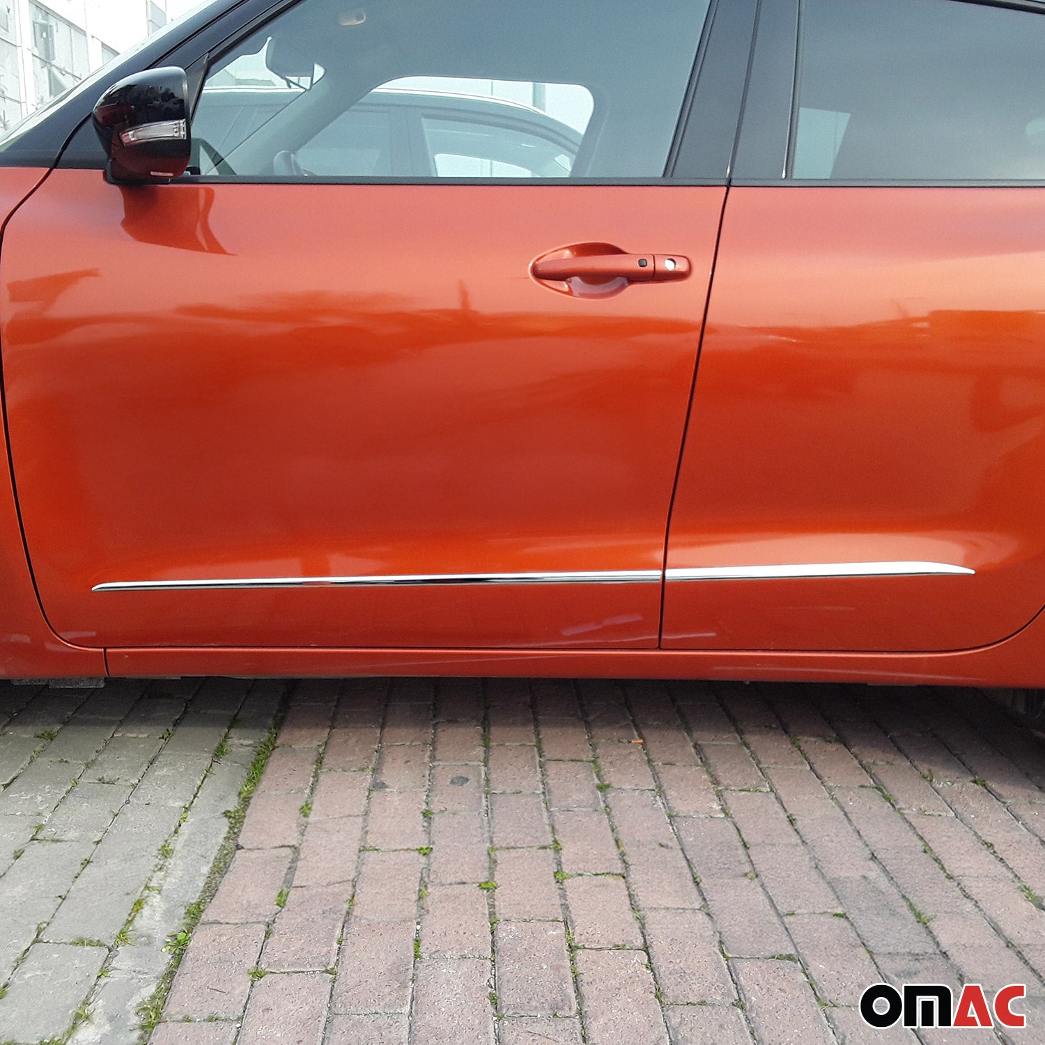 Garniture Baguette de porte latérale pour Hyundai i10 2020-2025 HB inox 4Pcs