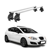 Barres de toit transversales pour Seat Leon II 2009-2013 Gris