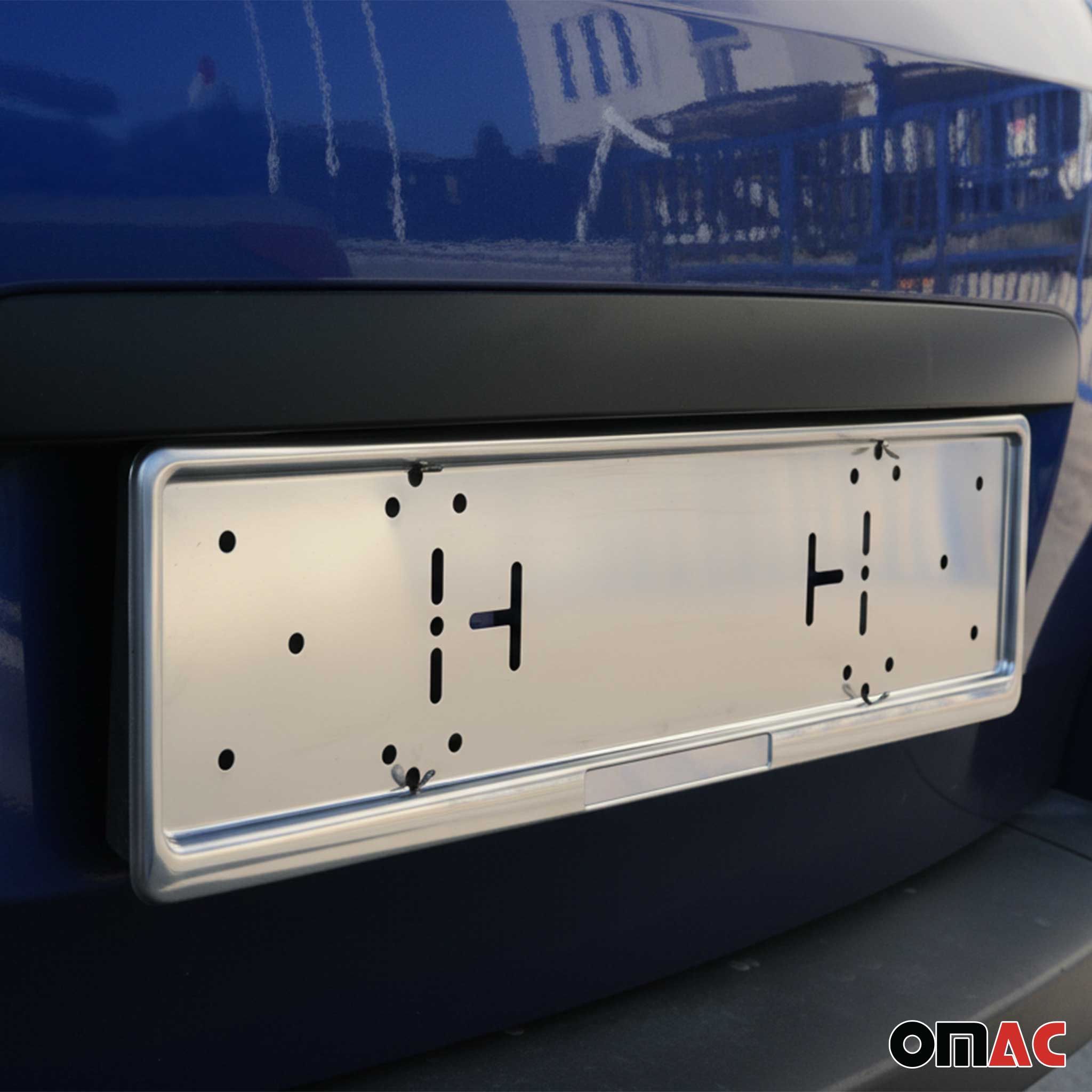 Support de Plaque d'immatriculation en acier inox