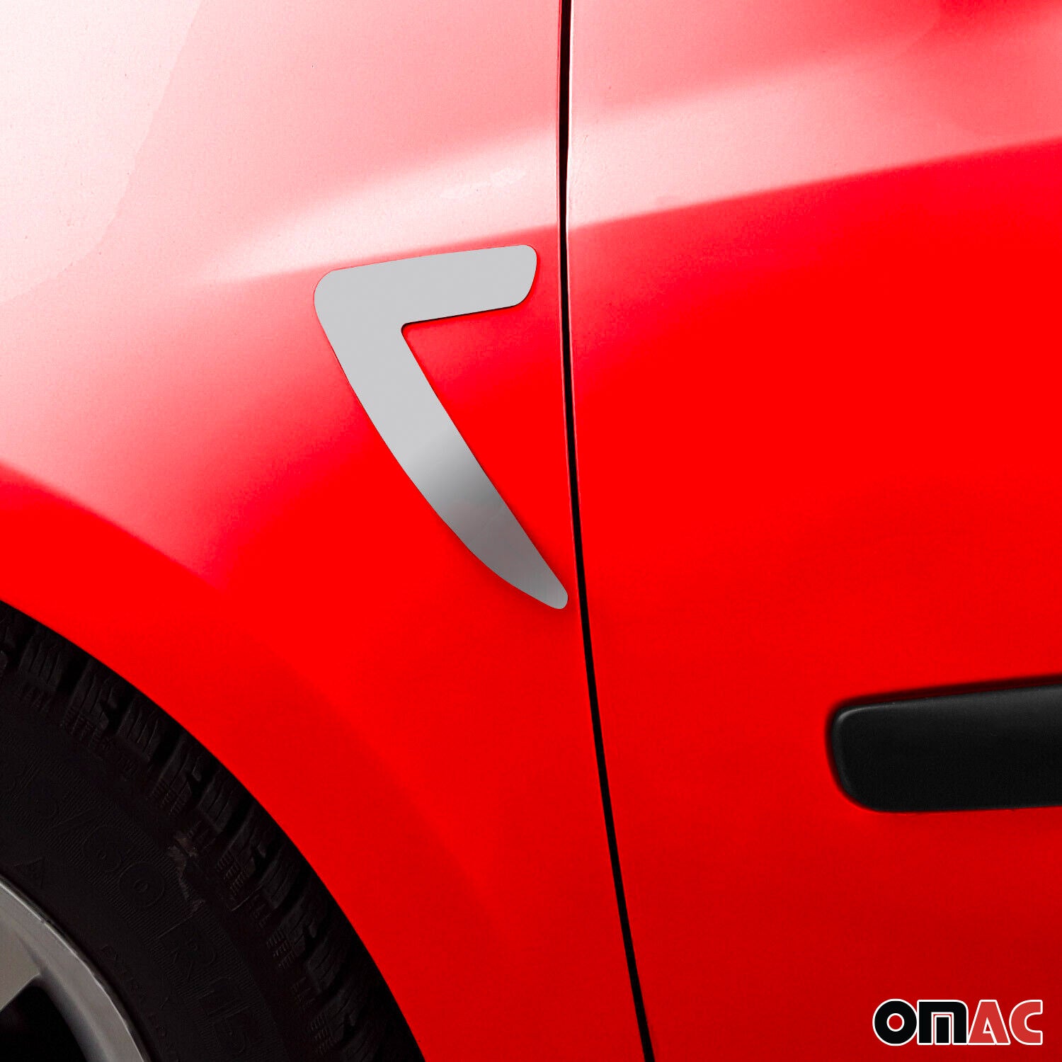 Bandes décoratives latérales chromées pour Toyota Corolla 2013-2019 inox 2Pcs