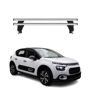 Menabo Barres de toit Transversales pour Citroën C3 mk4 / e-C3 2024-2026 Gris 2x