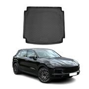 OMAC Tapis De Coffre pour Porsche Cayenne 9YA 2017-2023 en caoutchouc Noir