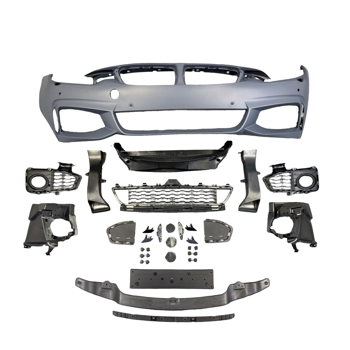 JOM Kit Pare-chocs pour BMW F36 Gran Coupé 2014–17 MT VA/HA (PDC/SRA) Seitenschweller