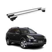 Barres de toit Transversales pour Hyundai ix55 2009-2013 TÜV Aluminium Gris 2Pcs