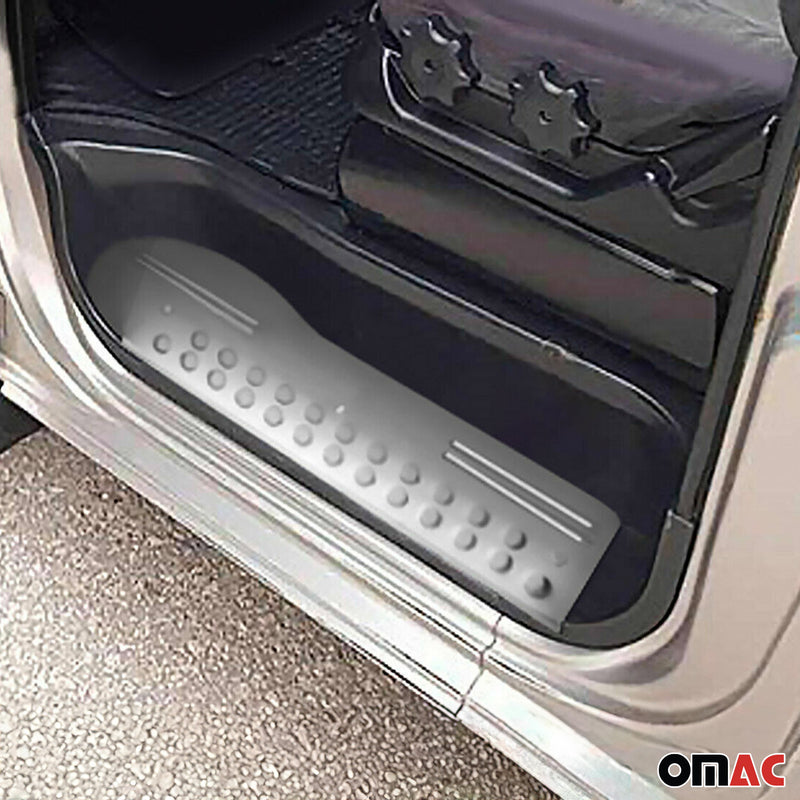 Couverture De Seuil De Porte pour Hyundai Starex 1997-2007 Inox Chromé 3x