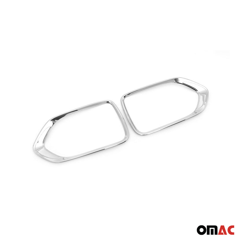 Cadre Phare Antibrouillard pour Kia Sorento 2010-2012 en acier inox Chromé