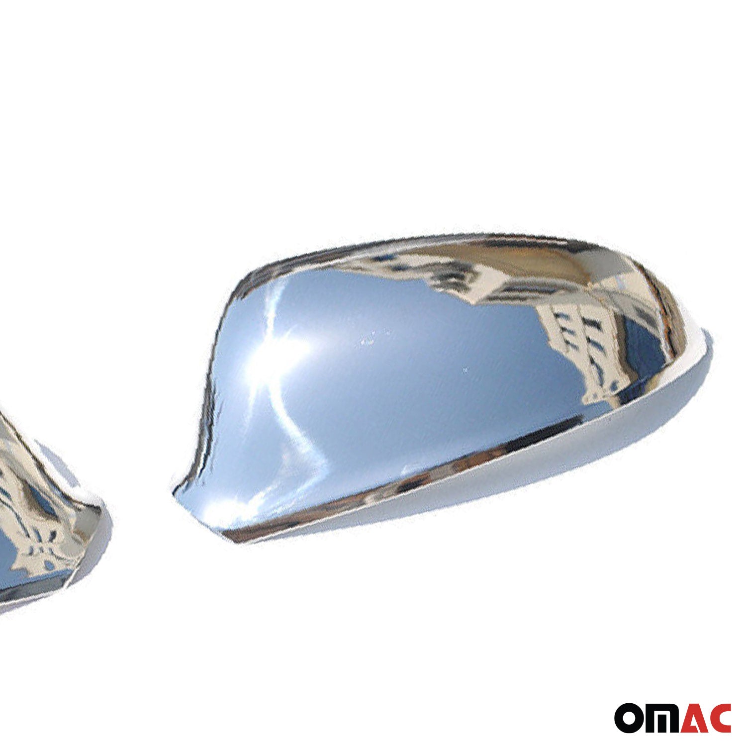 Coques de Rétroviseurs pour Opel Astra J 2009-2015 en Acier Chromé Argent