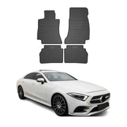 Tapis de Sol pour Mercedes Classe CLS C257 2018-2026 Caoutchouc Noir