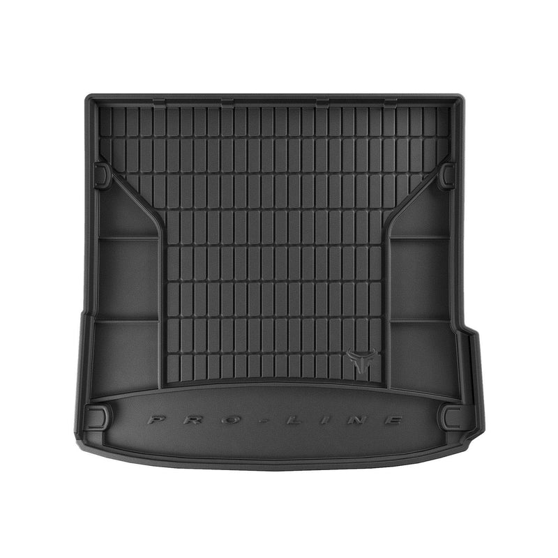 OMAC Tapis de coffre caoutchouc pour Audi Q7 4LB 2006-2015 Noir Premium