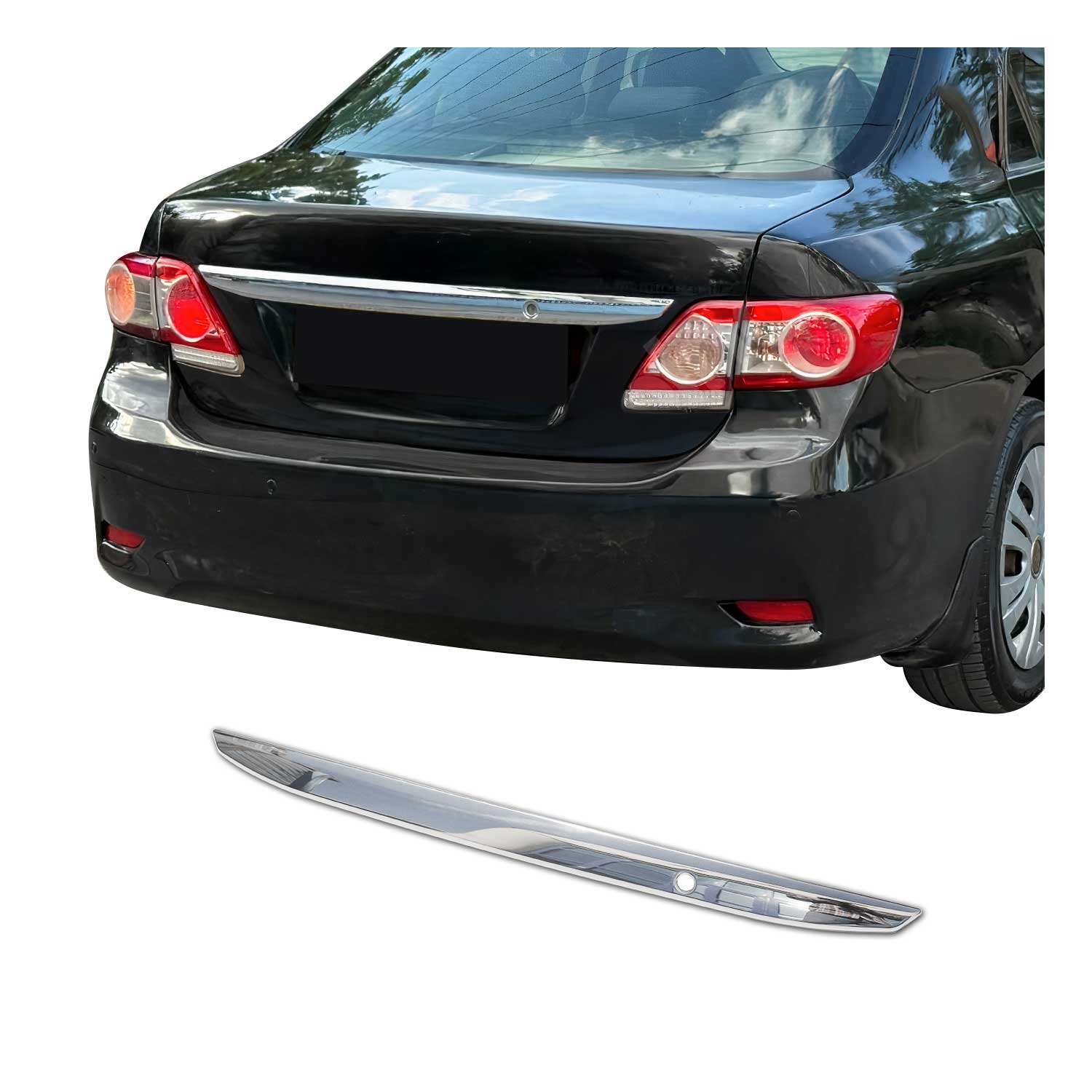 Poignée de Coffre Arrière pour Toyota Corolla 2013-2019 acier inox