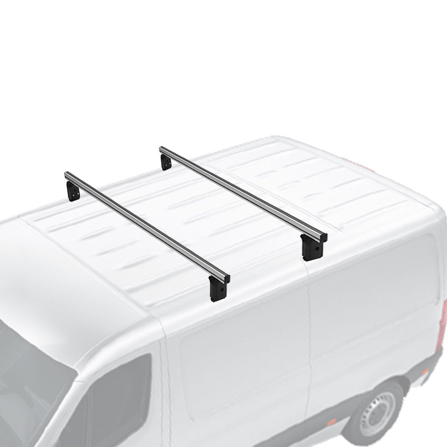 Barres de toit Transversales pour Iveco Daily 2014-2026 Alu Gris 2x