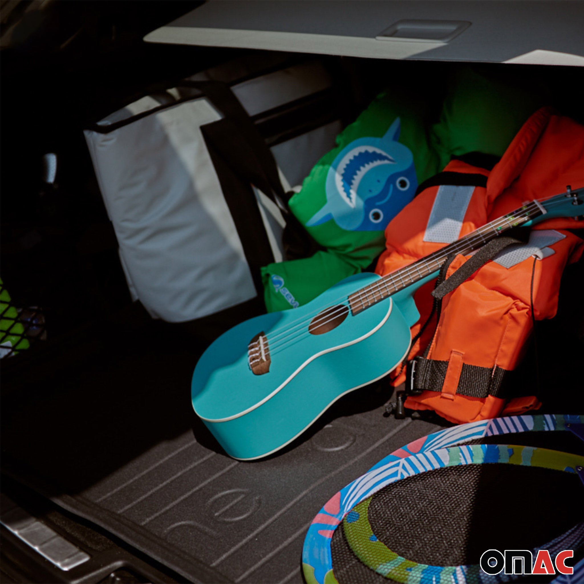 Tapis de coffre pour Audi A3 8Y 2020-2025 sauf mild hybrid Supérieur TPE Noir 1x