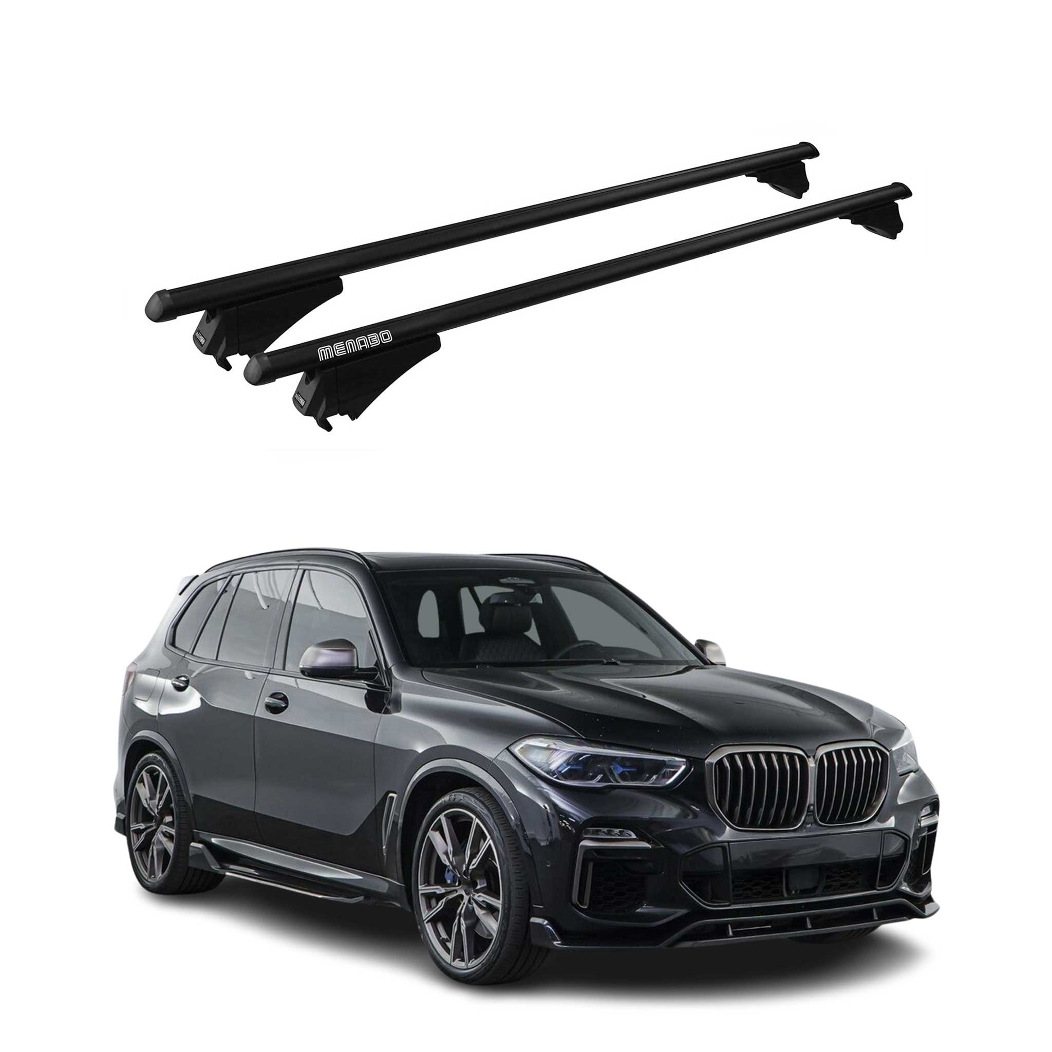 Tiger Barres de toit transversales pour BMW X5 G05 2018-2024 Noir