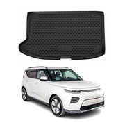 OMAC Tapis de coffre pour Kia Soul 2020-2026 sur mesure en caoutchouc Noir