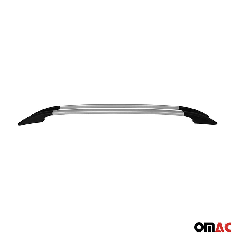 Barres de toit longitudinales pour Mercedes A Klasse W177 2018-2025 en Alu gris