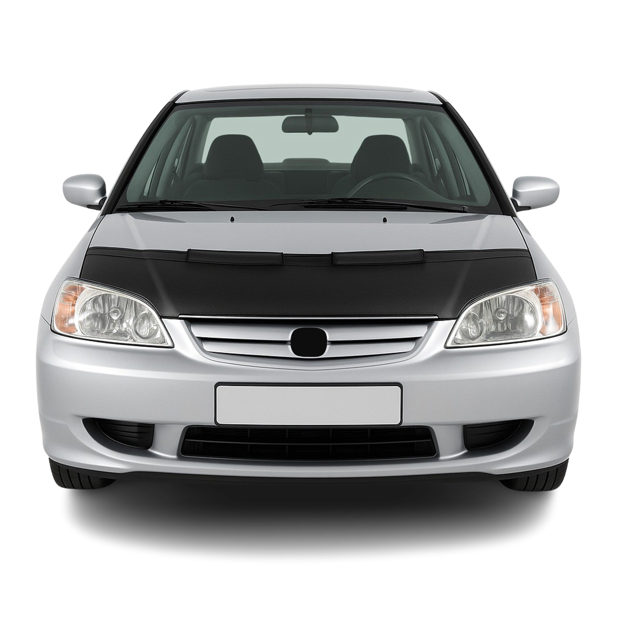 Protège Capot pour Honda Civic 2001-2006 Masque de voiture vinyle Noir