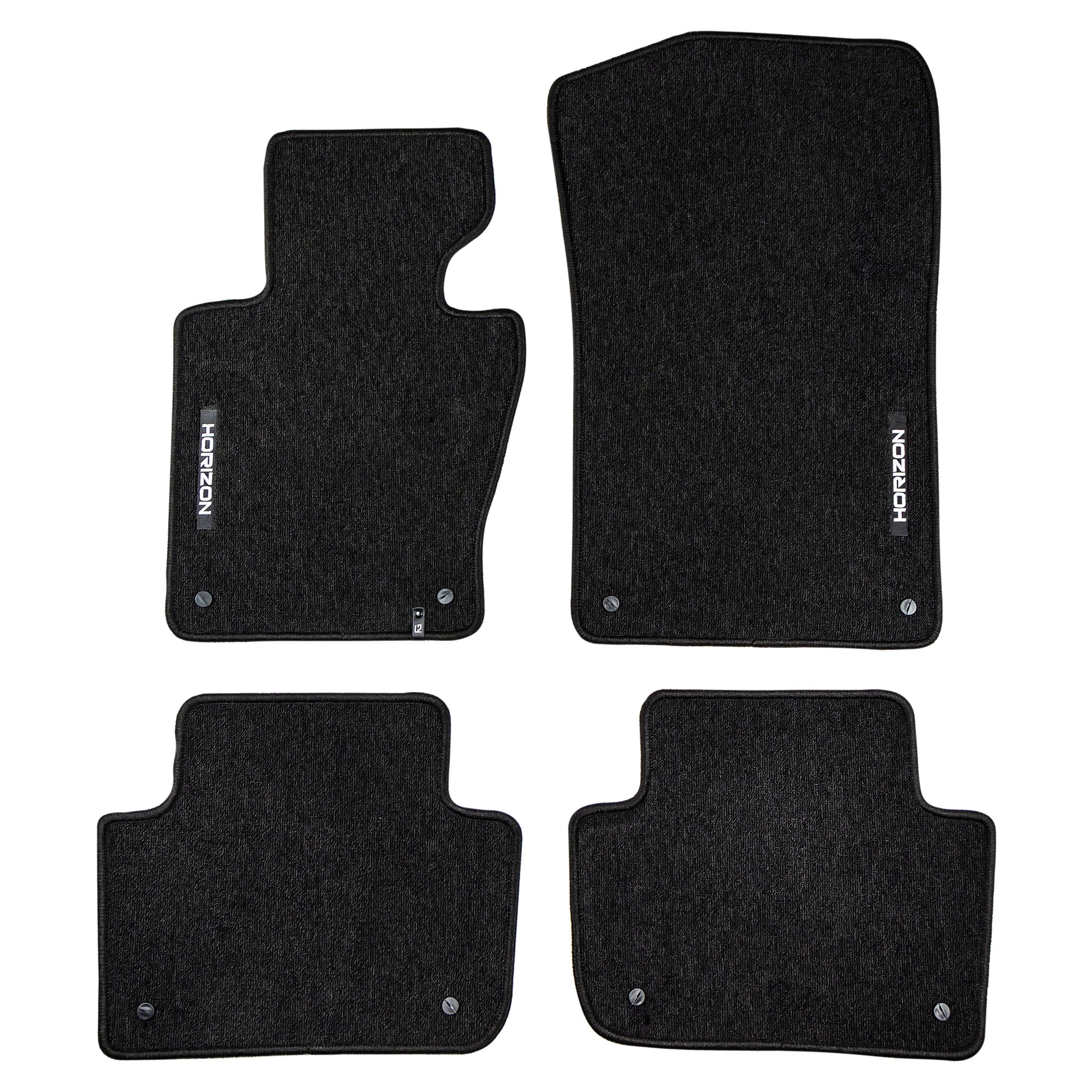 Tapis de Sol de Voiture pour BMW X3 E83 2003-2010 Velours solide et durable 4Pcs
