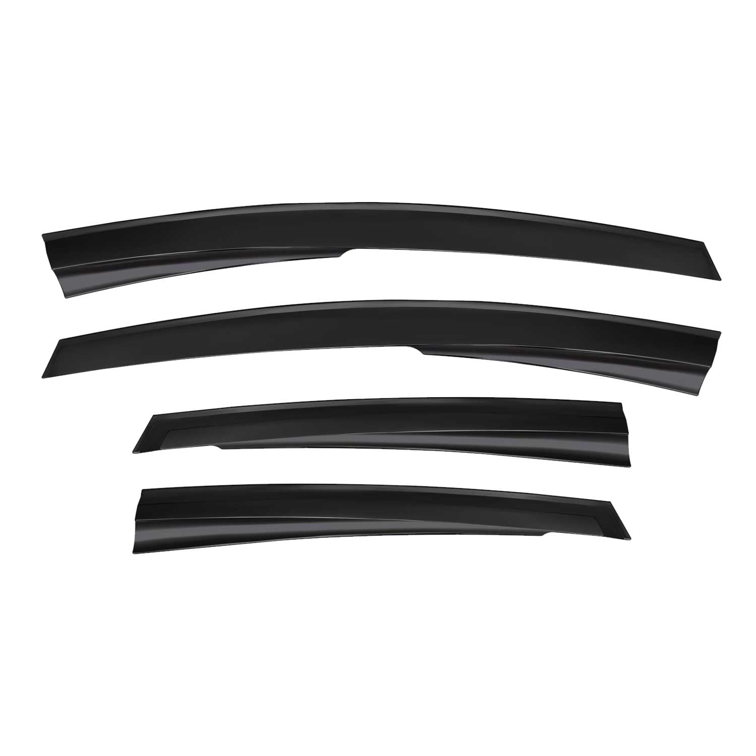 Déflecteurs De Vent Pluie D'air pour Ford Fiesta HB 2010-2017 Acrylique 4 Pcs