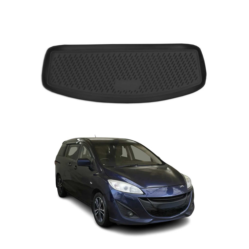 Tapis de Coffre pour Mazda Mazda 5 2010-2018 TPE Noir