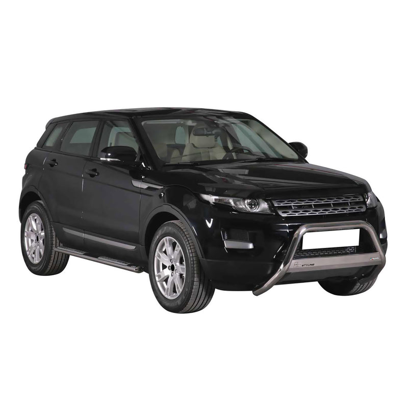 Pare-buffle Avant pour Range Rover Evoque 2011-2015 63 mm en Acier Gris