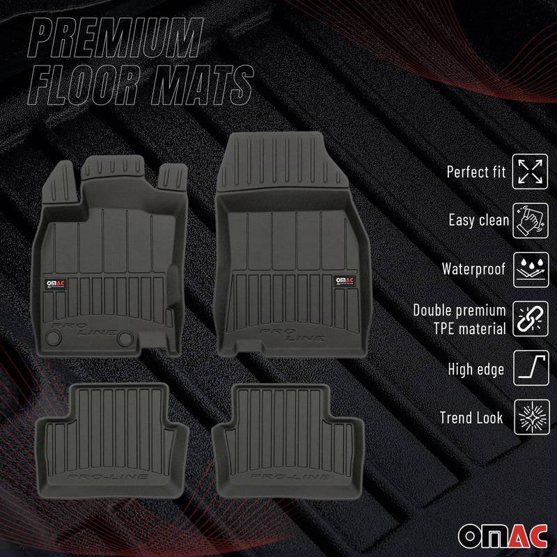 Tapis de Sol pour Renault Kadjar 2015-2022 TPE Noir