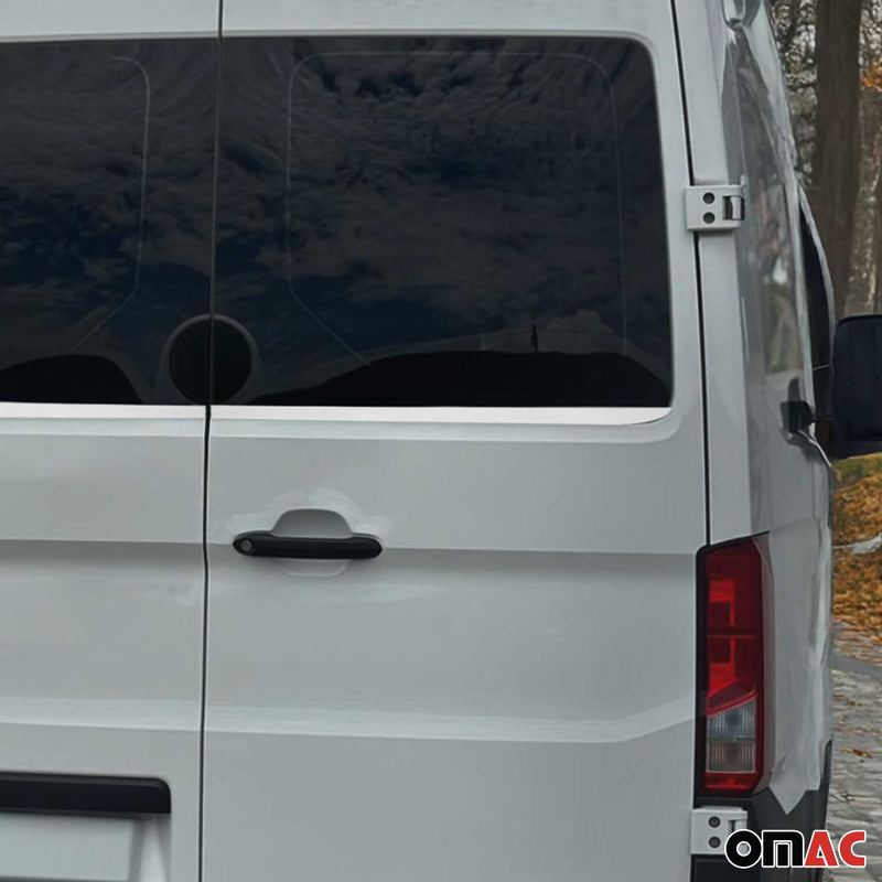 Garniture de Vitre Arrière pour VW Crafter 2017-2023 Acier Inox 2 Pcs