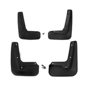 Bavettes Garde Boue pour VW Polo 2009-2014 Avant et Arrière Plastique Noir 4 Pcs