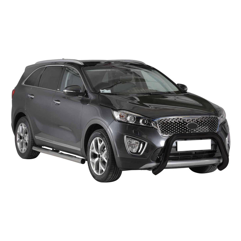 Pare-buffle Avant pour Kia Sorento 2014-2017 76 mm en Acier Noir