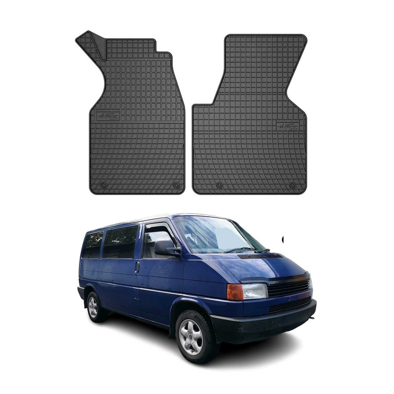 OMAC Tapis de sol pour VW Transporter T4 1990-2003 Noir en caoutchouc