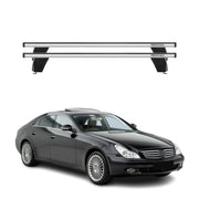 Menabo Barres de toit Transversales pour Mercedes CLS C219 2004-2010 Alu Gris