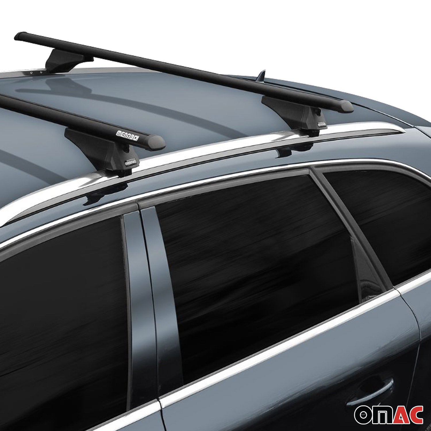 Tiger Barres de toit transversales pour Audi Q3 III FJ 2025-2026 Aluminium Noir
