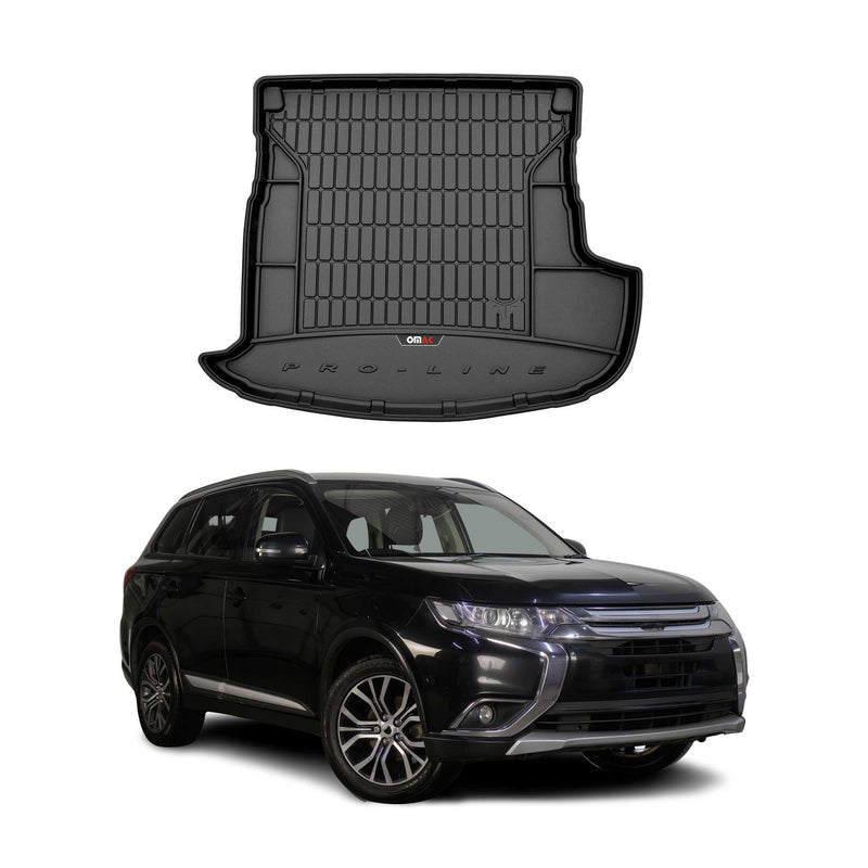 Tapis de Coffre pour Mitsubishi Outlander 2012-2015 Noir