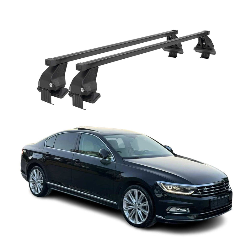 Barres Transversales Menabo pour VW Passat B8 2014-2020 Noir
