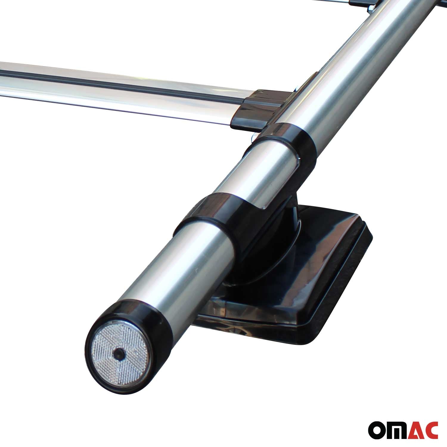 KIT Barres de toit trans+long pour Mazda BT-50 2007-2012 Aluminium Gris