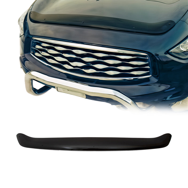 Deflecteurs d'air capot de voiture pour Infinity FX50 2009-2013 Acrylique Noir