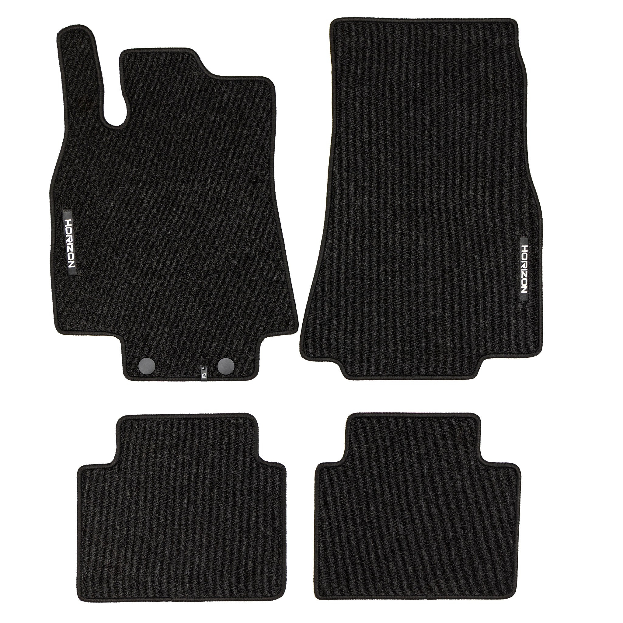 Tapis de sol pour Mercedes-Benz Classe B W245 2005-2011 Velours Noir 4Pcs