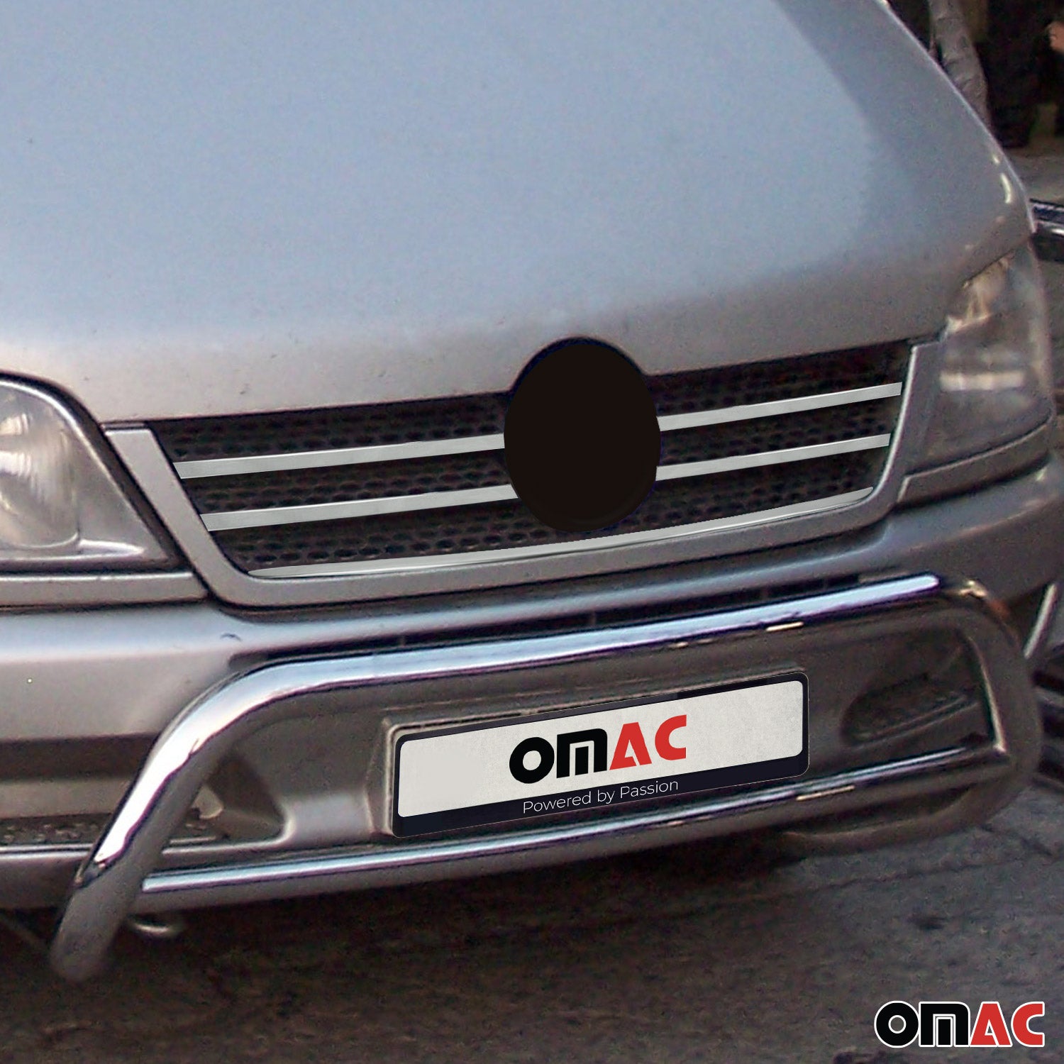 Moulure de Grille de Calandre pour Mercedes Sprinter W901 1995-2006 Chromé 5Pcs